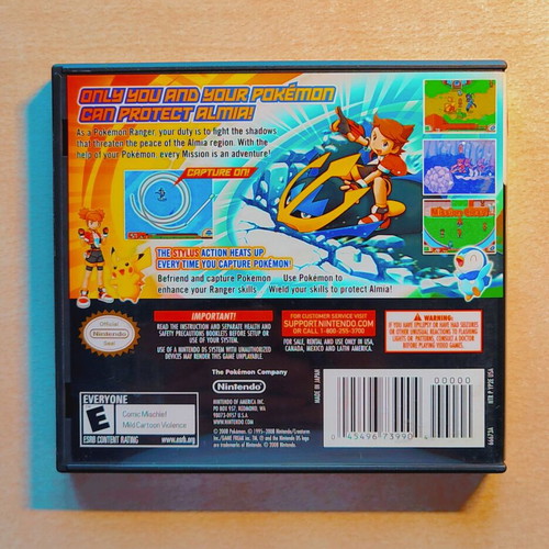 Pokémon Ranger Shadows of Almia Nintendo DS used