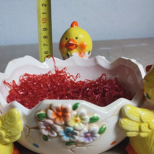 Easter decorative bowl like new
