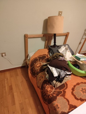 IKEA single bed with mattress used