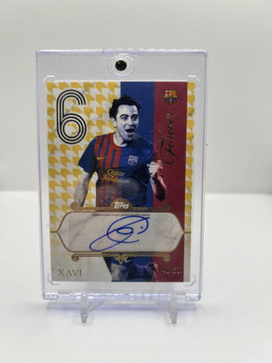 2026 Topps Barcelona Forever Xavi Auto card like new
