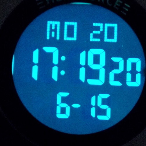 Heroforce Timeless Edge Digital Watch new with Mineral Glass and Steel Bracelet