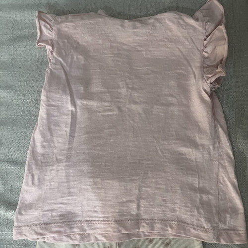 Evita cotton set size 5, like new, leggings and top beige pink