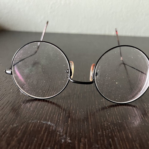 Vintage Japanese round glasses used, hipster-boho style