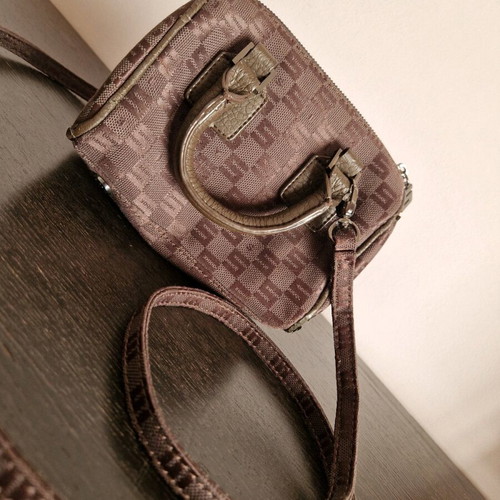 Sisley crossbody bag brown like new
