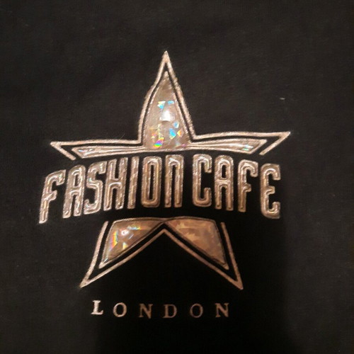 Vintage 90s Fashion Cafe London Collectible T-Shirt (Size S)