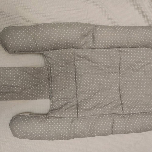 Baby nest gray with mouse pattern used