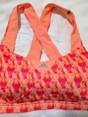 Adidas GT Supernova sports bra like new, size XL, cross-back design