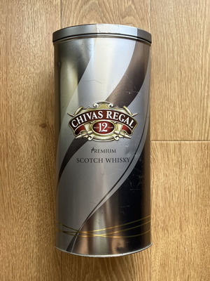 Chivas Regal Metal Box with Lid used