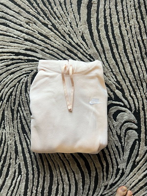 Nike Cream Hoodie μέγεθος L σαν καινούργιο, μπεζ ροζ