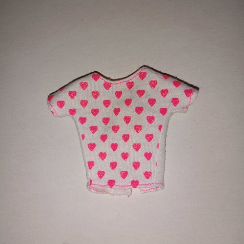 Pretty Hearts Barbie shirt like new