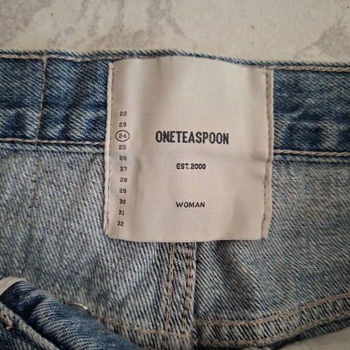 One Teaspoon denim shorts S 24N, light blue wash