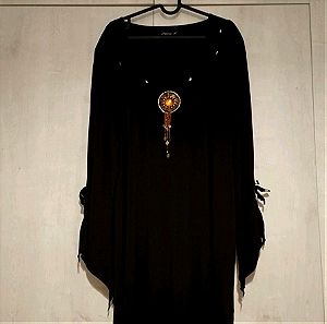 Boho φόρεμα μαύρο XL