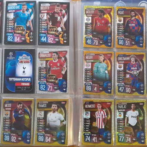 Champions League 2019-2020 Match Attax album with 426 cards like new
