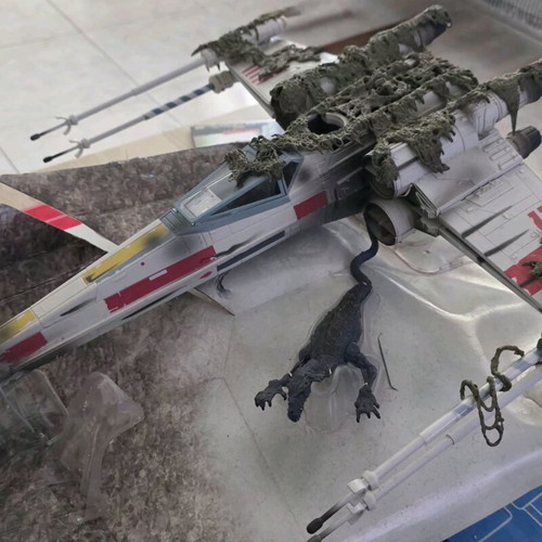 Star Wars Luke Skywalker X-Wing με Dagobah και R2-D2 μεταχειρισμένο
