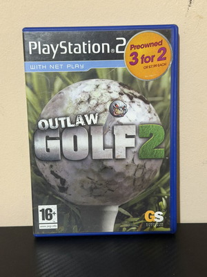 Outlaw Golf 2 PS2 game, good condition