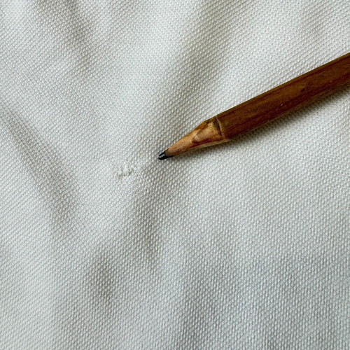 Musto Men's Polo Shirt L used, white, cotton and polyester