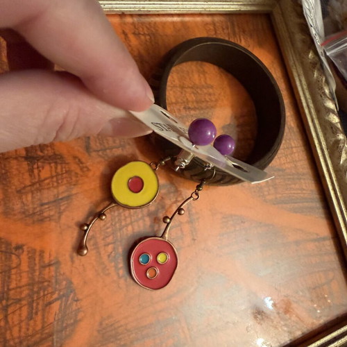 Handmade bracelet and earrings set