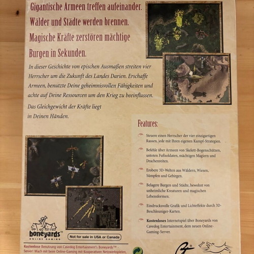 Total Anihillation Kingdoms PC Big Box used, German version