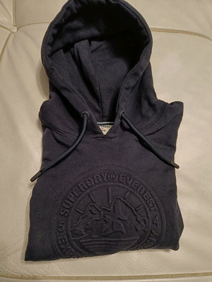 Superdry women's blue sweatshirt size S new with embossed design