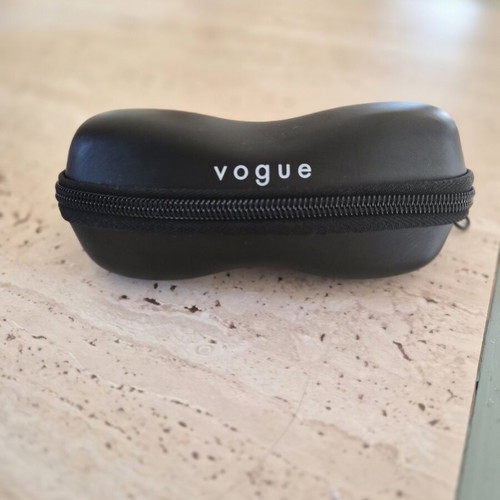 Vogue sunglasses new, gold metal frame with dark lenses