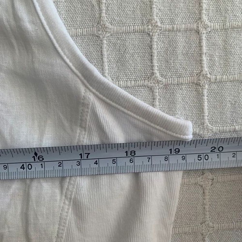 GCfontana white sleeveless shirt, size L