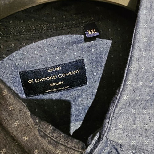 Oxford Company Sport blue shirt XXL like new