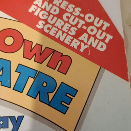 Make Your Own Model Theatre vintage craft book 1993