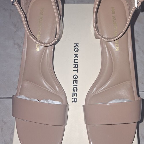 Kurt Geiger nude block heel sandals, new, size 39