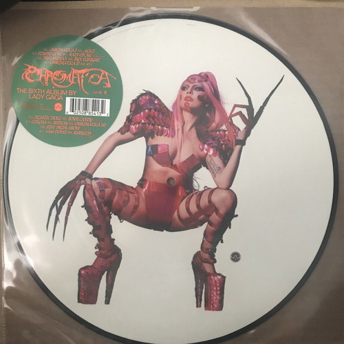 Lady Gaga Chromatica Exclusive Limited Edition Picture Disc Vinyl LP used