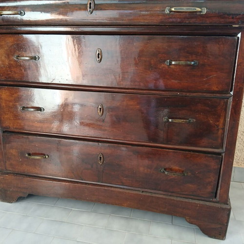 Gkomos antique dresser with marble top, 4 drawers