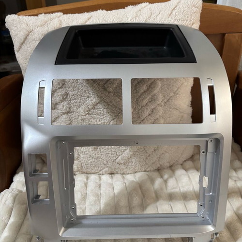 VW Polo 9n frame for 9-inch screen with storage box, like new