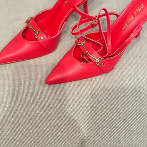 Public Desire red slingback pumps new, size 38