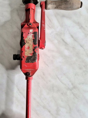 Vintage hand drill used, functional