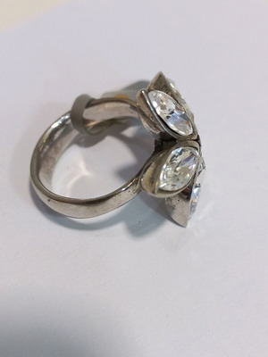 Silver ring new, size 57