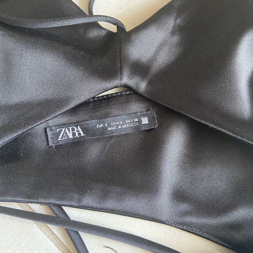 Zara black dress like new, size S