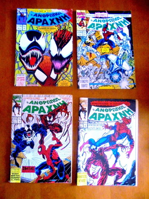 Spider-Man comics used, issues 2 4 6 8, Mamouth Komix