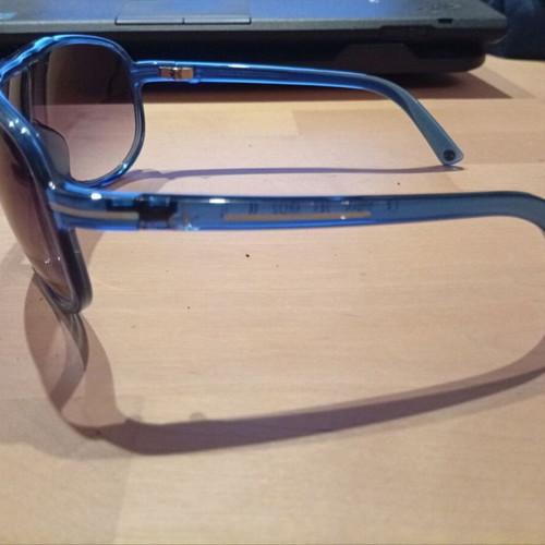 Calvin Klein sunglasses used, size S, blue, with case and cleaning cloth
