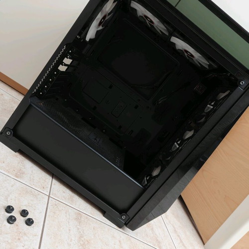 Corsair Carbide Series SPEC-DELTA RGB Tempered Glass Mid-Tower ATX Gaming Case used, black