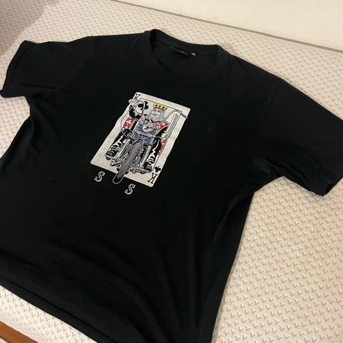 T-shirt vintage logo black size XXL used