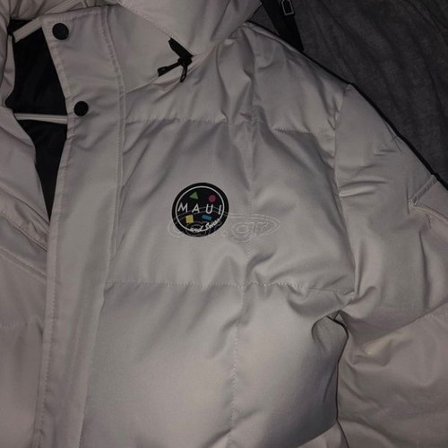 Maui men's jacket like new, white, size XXL