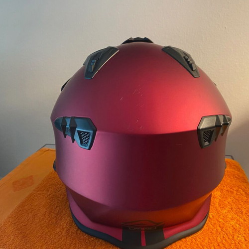 Acerbis Aria Jet open face helmet metallic red, like new