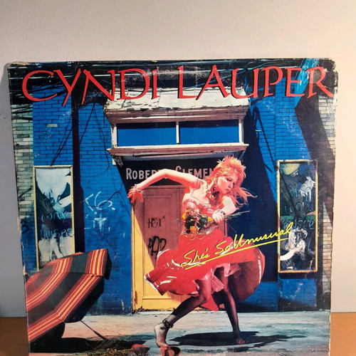 Cyndi Lauper She's So Unusual vinyl used, original