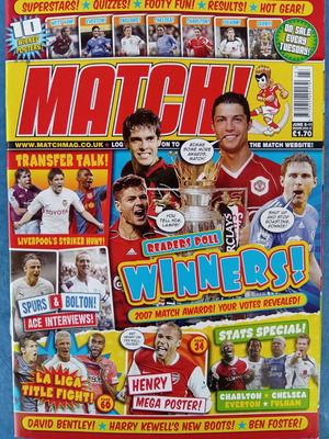 Match Football τεύχος 5-11/6/2005 σαν καινούργιο με αφίσα T.Henry