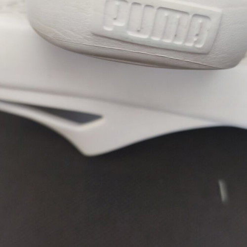 Puma Cat Slides Unisex slippers used, size 40-41, white