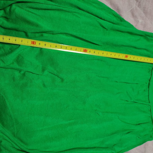 Strapless blouse green, like new