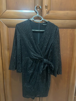 Festive dress like new with sequins, size S