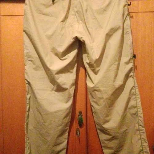 Men's Pants XL like new, beige, Italian with zipper pockets