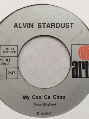 Alvin Stardust My Coo Ca Choo δίσκος βινυλίου 7'' μεταχειρισμένος, glam rock