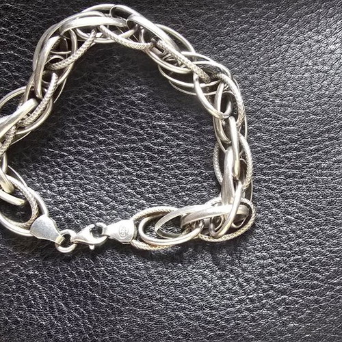 Massive women's silver bracelet like new