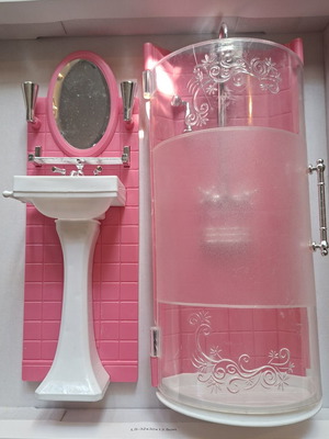 Έπιπλα μπάνιου Barbie σαν καινούργια
